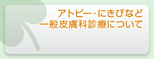 アトピー・にきびなど一般皮膚科診療について